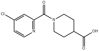 1-(4-氯吡啶啉基)哌啶-4-羧酸, 1153769-18-6, 结构式