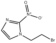 1-(2-ブロモエチル)-2-ニトロ-1H-イミダゾール 化学構造式