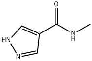 N-甲基吡唑-4-甲酰胺, 1154383-52-4, 结构式