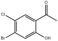 1-(4-broMo-5-chloro-2-hydroxyphenyl)ethanone Structure