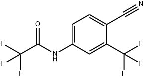 N-[4-Cyano-3-(trifluoroMethyl)phenyl]-2,2,2-trifluoroacetaMide, 1155800-45-5, 结构式