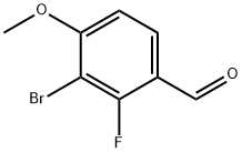 Benzaldehyde, 3-broMo-2-fluoro-4-Methoxy- Struktur