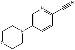 5-N-吗啉基皮考啉腈 结构式