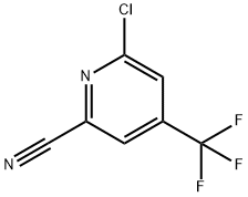 6-氯-4-(三氟甲基)吡啶腈, 1156542-25-4, 结构式