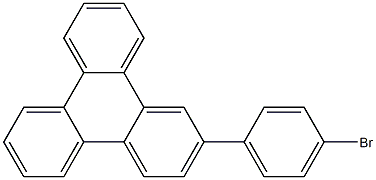2-(4-broMophenyl)triphenylene 化学構造式
