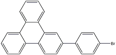 2-(4-溴苯基)三亚苯 结构式