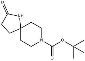 2-氧代-1,8-二氮杂螺[4.5]癸烷-8-甲酸叔丁酯,1158749-94-0,结构式