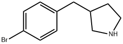 3-(4-bromobenzyl)pyrrolidine Struktur