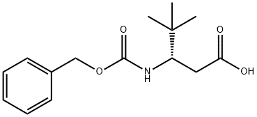 Pentanoic acid, 4,4-diMethyl-3-[[(phenylMethoxy)carbonyl]aMino]-, (3S)-,1159138-98-3,结构式