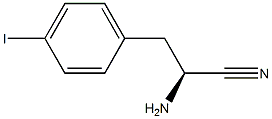 (S)-2-aMino-3-(4-iodophenyl)propanenitrile 化学構造式