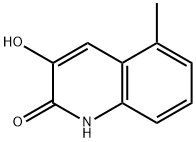 3-Hydroxy-5-Methylquinolin-2(1H)-one 化学構造式