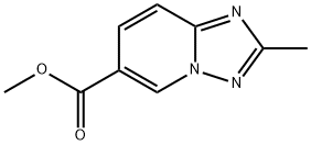 Methyl 2-Methyl-[1,2,4]triazolo[1,5-a]pyridine-6-carboxylate Struktur