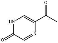 1-(5-ヒドロキシピラジン-2-イル)エタノン 化学構造式