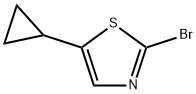 2-溴-5-环丙基噻唑, 1159815-90-3, 结构式