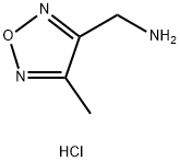 (4-Methyl-1,2,5-oxadizol-3-yl)MethanaMine hydrochloride Structure