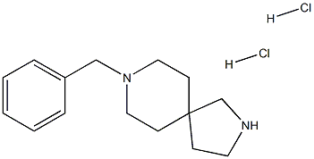 2,8-Diazaspiro[4.5]decane, 8-(phenylMethyl)-, hydrochloride (1:2) Struktur