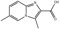 3,6-二甲基咪唑并[1,2-A]吡啶-2-羧酸, 1159833-34-7, 结构式