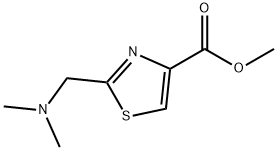 Methyl 2-((diMethylaMino)Methyl)thiazole-4-carboxylate Struktur