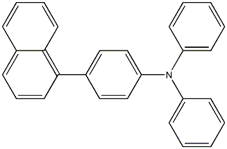 BenzenaMine, 4-(1-naphthalenyl)-N,N-diphenyl-,1160294-75-6,结构式