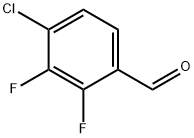 4-Chloro-2,3-difluorobenzaldehyde Structure