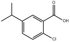 2-Chloro-5-isopropylbenzoic acid Struktur