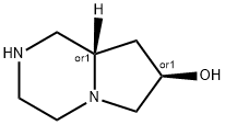 (6S,8R)-8-Hydroxy-1,4-diazabicyclo-[4.3.0]nonane Structure