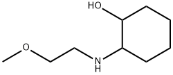 2-((2-Methoxyethyl)aMino)cyclohexanol 化学構造式