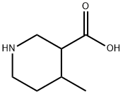 4-甲基六氢吡啶-3-羧酸 结构式