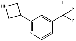 2-(氮杂环丁烷-3-基)-4-(三氟甲基)吡啶二盐酸盐,1161829-67-9,结构式