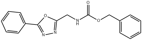 benzyl ((5-phenyl-1,3,4-oxadiazol-2-yl)Methyl)carbaMate 结构式