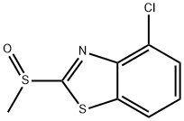 4-chloro-2-(Methylsulfinyl)benzo[d]thiazole Struktur