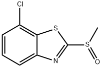 7-chloro-2-(Methylsulfinyl)benzo[d]thiazole Struktur