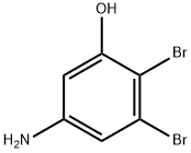 5-氨基-2,3-二溴苯酚,116632-19-0,结构式