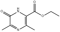 2-Pyrazinecarboxylic acid, 1,6-dihydro-3,5-diMethyl-6-oxo-, ethyl ester 化学構造式