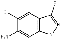 6-AMino-3,5-dichloro-1H-indazole Structure