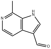 7-Methyl-6-azaindole-3-carbaldehyde Struktur