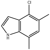 4-Chloro-5,7-DiMethylindole Structure