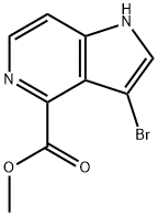 3-BroMo-5-azaindole-4-carboxylic acid Methyl ester Structure