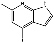 4-IODO-6-METHYL-7-AZAINDOLE 结构式