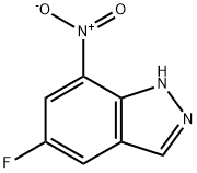 5-氟-7-硝基-吲唑 结构式