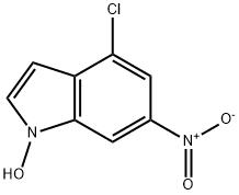 4-Chloro-1-hydroxy-6-nitroindole Struktur