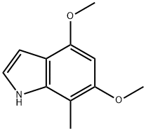 4,6-DiMethoxy-7-Methyl 1H-indole Struktur