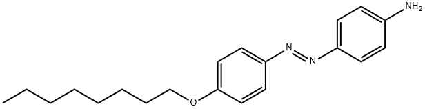 4-[(1E)-2-[4-(Octyloxy)phenyl]diazenyl]-benzenamine Struktur