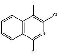 1,3-dichloro-4-iodoisoquinoline 化学構造式