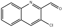 3-氯喹啉-2-甲醛 结构式