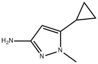 5-Cyclopropyl-1-Methyl-1H-pyrazol-3-aMine Struktur