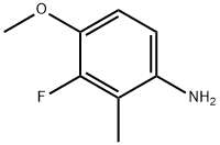 3-Fluoro-4-Methoxy-2-MethylphenylaMine Struktur