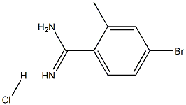 4-溴-2-甲基苯脒盐酸盐, 1171517-69-3, 结构式