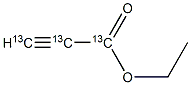 乙炔基羧酸乙酯-13C3, 1173019-08-3, 结构式