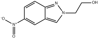 2-(5-Nitro-2H-indazol-2-yl)ethanol Struktur